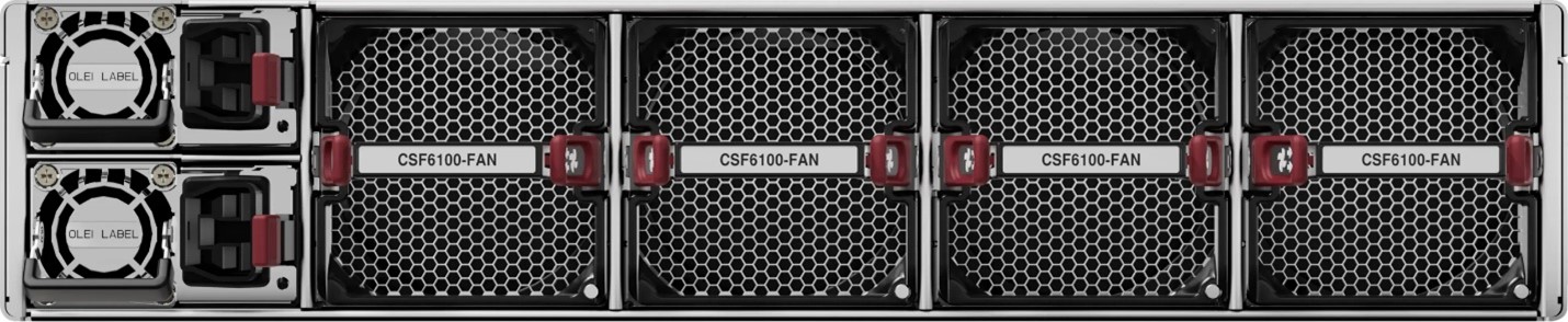 Cisco Secure Firewall 6100 Rear View