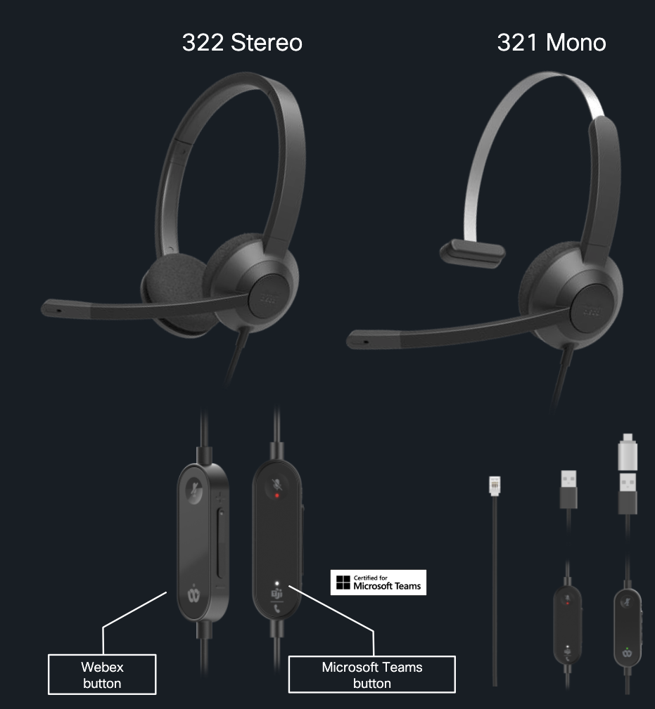 Cisco Headset 320 Series