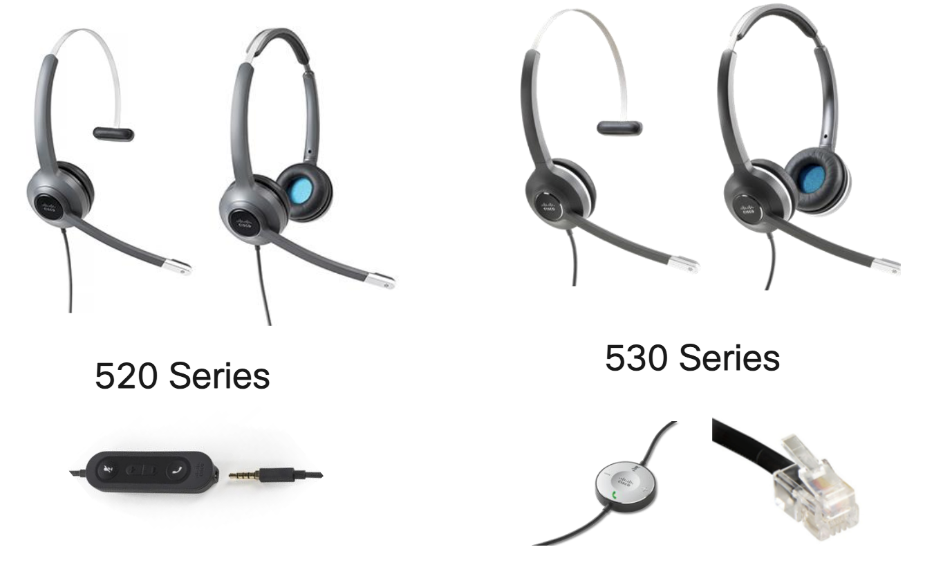 Cisco Headset 520 and 530 Series