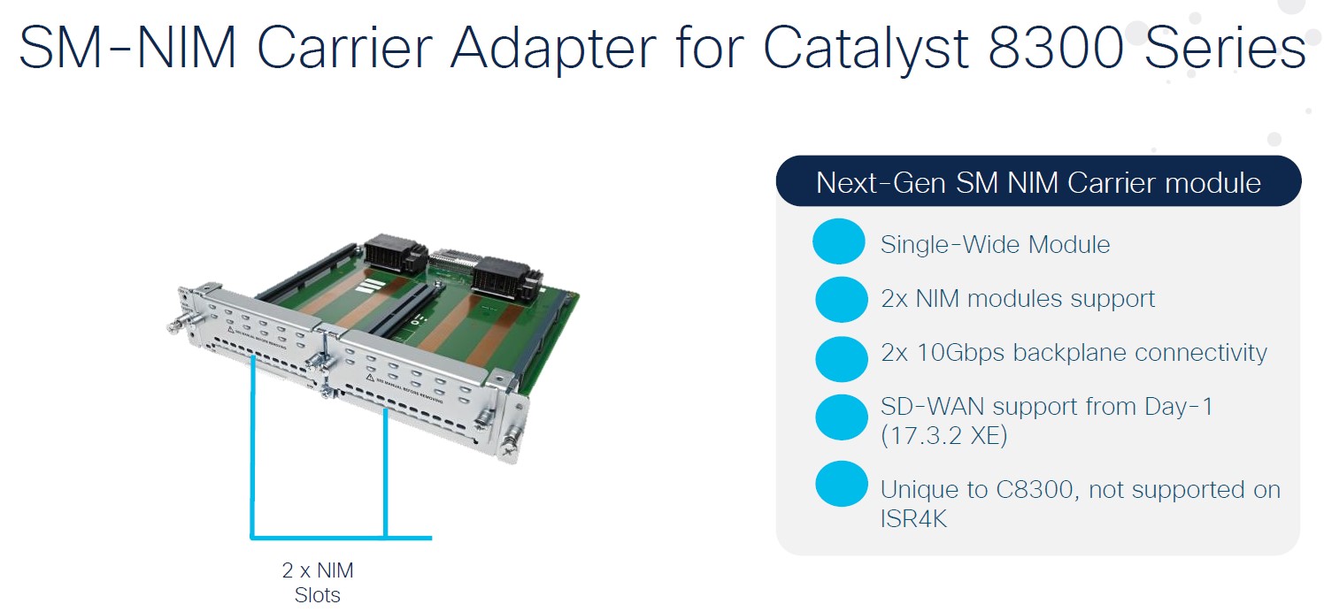 ماژول های پشتیبانی شده Catalyst 8300 ماژول های پشتیبانی شده Catalyst 8300