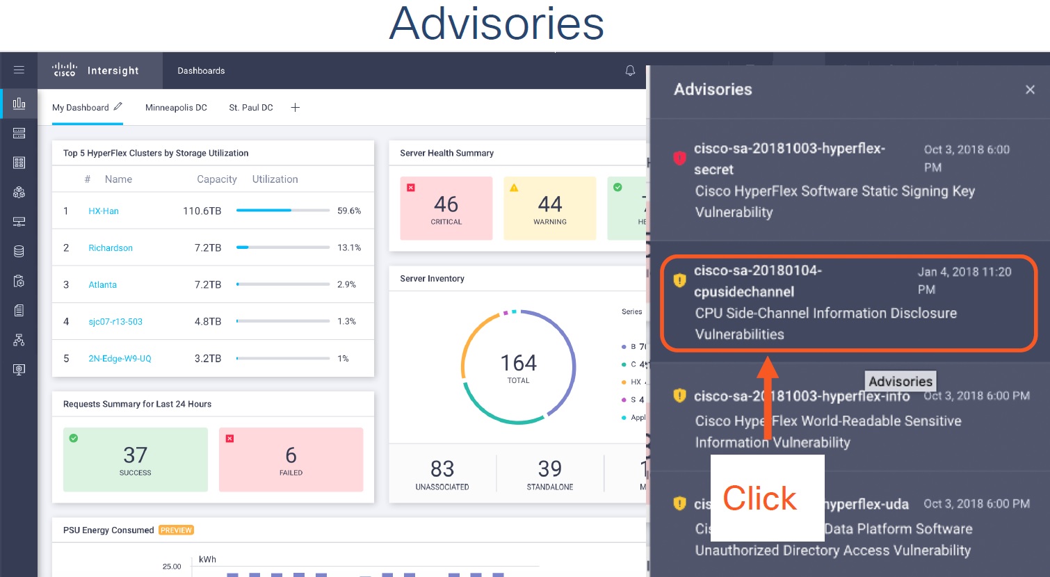 معرفی Intersight Advisories معرفی Intersight Advisories