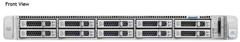 Cisco UCS C225 M8 Front View