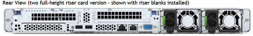Cisco UCS C225 M8 Rear View