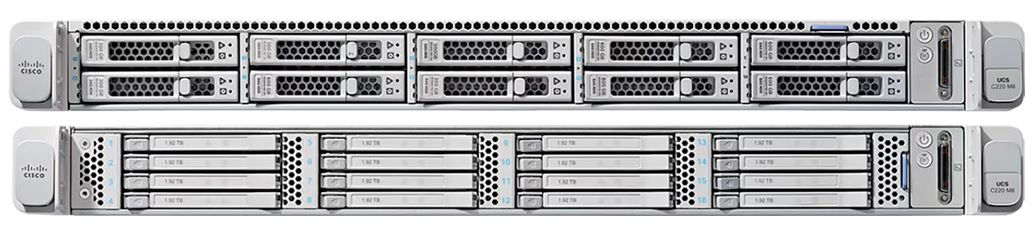 Cisco UCS C220 M8 Front Storage Options