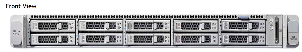 Cisco UCS C220 M8 Front View
