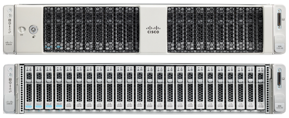 Cisco UCS C245 M8 Front View