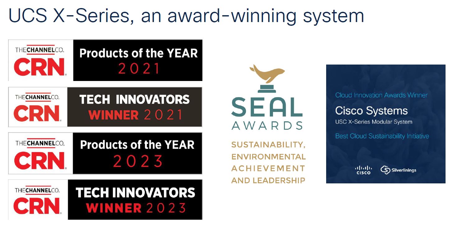 UCS X-Series Award Winning System